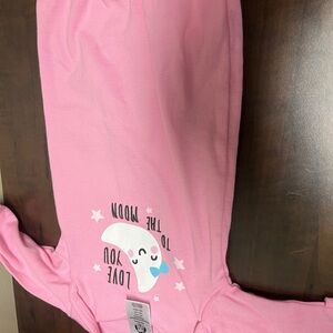 Cute Pink Ghost Pajama Top